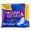 Lines Seta ultra notte con ali 10+1 pz